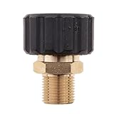 Fenteer 14mm　ソケット　真ちゅう　圧力　ワッシャー　継手　全３サイズ　M22x1.5　 - オス3/8~メス