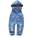 kidscoolベビー& Little Boys / Girls Two Catsデニムカーディガンフード付きオーバーオール 6 - 12 months ブルー 4327897287