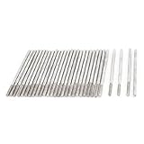 uxcell ダイヤモンドポイント ダイヤモンドビット ダイヤモンド切削 シリンダーヘッド 30個セット