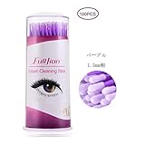 Ruier-tong 綿棒 極細 100本 まつげ アプリケーター 使い捨てマイクロスティック ベビー綿棒 まつげエクステ マイクロブラシ まつげ 育毛剤 長い綿棒 ジェルネイル 化粧用綿棒 耳 歯科