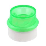 DealMux水道蛇口の水フィルターPurifingの15ミリメートルインレットクリアグリーン