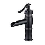 beeleeシングルハンドルセンターセットウォーターフォール浴室洗面シンクミキサー蛇口 Regular BL0598B