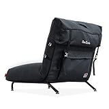 LOWYA（ロウヤ） ソファ ソファー 1人掛け BEN DAVIS バックパック型 脚付き 座椅子 42段階ギア ブラック