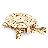 つくるんです® 日本語説明書付 3D ウッドパズル TG275 カメ