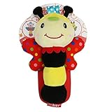 Qiyun Rattlesかわいい動物型の赤ちゃん漫画手リングベルRattles Kid Plush Soft BBスティックToys for Childrenギフト CY-1103-YL4