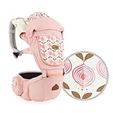 I-angel Miracle All in one Carrier オールインワンキャリア ヒープシートキャリア+子守帯 ヒープシート 安全な子守帯 ベビー用品お出かけ用品 (パステルピンク) [並