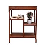 LRW ソリッドウッドキッチン食器棚収納棚棚リビングルームベッドルーム研究花 ( Size : B33*55*73cm )