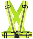 【ヌアージュ モーヴ】 nuage mauve 調節可能 高視認性 安全 反射 ベルト 工事 交通 誘導 (イエロー)