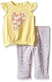 Petit Lem Baby Girls' 2 Piece Set Top and Legging Popcorn 3 Months [並行輸入品]