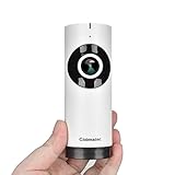 Coomatec ベビーモニター 魚眼レンズ ネットワークカメラ ワイヤレス接続 小型 128GB sdカード録画 暗視 EC-02