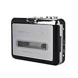 MP3 / CDフォーマットへのテープ、JUANZI USBカセットプレーヤーポータブルテーププレーヤーテープをMP3 / CD形式に変換USB経由でMP3オーディオ音楽をキャプチャ