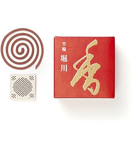 Amazon.co.jp: お香 芳輪 堀川 渦巻型 徳用品60枚入り : ホーム＆キッチン