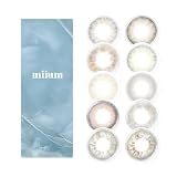 カラコン miium 1day 10枚入 ミューム ワンデー 度あり 度なし 14.0mm 14.2mm 8.6mm 新希咲乃 PWR：0.00／COLOR：トーンアップモカ
