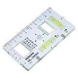 デンサン スイッチボックスケガキレベル (つまみ穴付タイプ) ML-2MSH