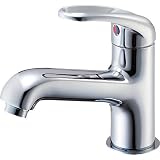 三栄水栓 シングルワンホール洗面混合栓 泡沫吐水タイプ 寒冷地用