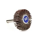 Lincoln Electric KH151 Mounted Abrasive Flap Wheel, Round Shank, Aluminum Oxide, 1-1/2 Diameter x 1/