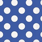 Royal Blue Dots Lunch Napkins - by Unique Party