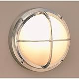 玄関照明 屋外 防雨型 LED マリンライト BH2226 CR FR LE くもりガラス 真鍮