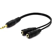 Amazon | ECOTECT イヤホン分岐ケーブル イヤホンジャック 通話