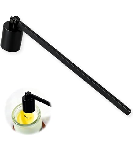 Amazon｜ろうそく消し 仏壇用 おしゃれ ベル型 鉄製 ロングハンドル