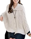 【 アウトレット 】 Angeliebe エンジェリーベ ニット ポンチョ フリー オフ ベージュ