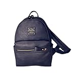 リュック " クロコ 型押し リュックサック " 大容量 マザー ママ バッグ 通学 通勤 A4 サイズ 大きめ おしゃれ クロコダイル (ブラック)