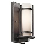 Kichler Lighting 49119AVI FL Camden 11-Inch High Light Fluorescent Outdoor Wall Lantern, Anvil Iron 