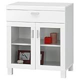 モダン キャビネット (ホワイト) 【艶やかな質感のハイグロス仕上】リビング インテリア