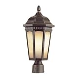 Bel Air Lighting Tea Chateau 17" Post Mount, Weathered Bronze [並行輸入品]