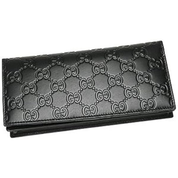 Amazon.co.jp: (グッチ) Gucci メンズ 財布 長財布 黒 ブラック