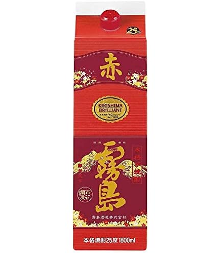 霧島酒造 赤霧島 スリムパック 25度 900ml×6本