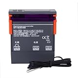 SODIAL(R)AC 220VデジタルLCDサーモスタット温度レギュレータ　センサーMH1210A付き