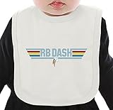 Rainbow Dash Top Gun Logo ネクタイを有する有機ビブ Medium