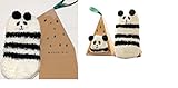 (pkpohs) 可愛すぎる　アニマル ベビー ソックス ギフトボックス付 靴下 すべり止め 動物 赤ちゃん (パンダ)