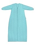 Slumbersac Baby Travel Winter Sleeping Bag Long Sleeves approx. 3.5 Tog - Teal Stars- 12-36 months b