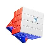 Moyu Aosu V7 4x4 マグネティック スピード キューブ、4 x 4 フラッグシップ エディション キューブ、96 個のマグネット、アンチスティック デザイン、調整可能な弾力性、ステッカーなしマジック キューブ (シングルトラック・マジッククロス版)