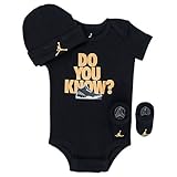 NIKE(ナイキ)　Air Jordan Do You Know 3-Piece Set エア・ジョーダン 0-6ヶ月　ボディスーツ★靴下★帽子　3点セット [並行輸入品]
