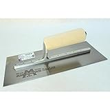 MARSHALLTOWN The Premier Line MX4 11-1/2-Inch by 4-3/4-Inch Finishing Trowel with Straight Wood Hand