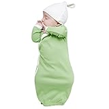 ベビースリーパーガウン、amazingdeal幼児用子供用ソリッドカラー長袖SleepingバッグSleepwear グリーン