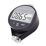 F Fityle デュロメーター デジタル硬度計 皮革 ゴム プラスチック 硬質樹脂 硬さメーター A型/C型/D型 LCD表示 - D型