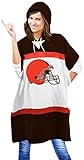 NFL Cleveland Brownsパーカーポンチョ、70.5 X 81 cm、オレンジ