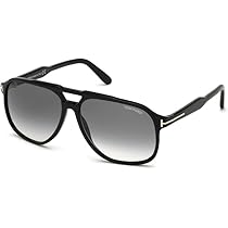 Amazon | Tom Ford BRONSON FT 1044 SHINY BLACK/BROWN 60/12