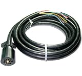 Conntek ROJ Black 7 Way Plug Inline Trailer Cord [並行輸入品]