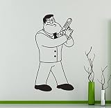 壁デカールAmerican Dad Stan SmithビニールステッカーCartoonsホームアート取り外し内部装飾子供キッズ部屋家庭用品10 ( AMD )