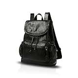 Tisdaini 新型ファッションレディスショルダバックレジャークラシック学生かばんPU旅行かばん