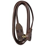 Master Electrician 09409ME 11-Foot Flatplug Extension Cord Low Profile, Brown by TV Non-Branded Item