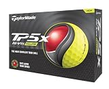 テーラーメイド(TAYLOR MADE) TMJ24 TP5x YLW JPN 12個入り ティーピーファイブ エックス イエロー ゴルフボール 2024年モデル イエロー