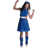 Disguise Sesame Street Cookie Monster Teen Girls Costume, X-Large/14-16