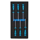 Capri Tools(カプリツールズ) 25000-TSS64MT Kontour トルクスドライバーセット 整備士のトレイがつき 6本組