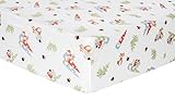 Trend Lab Forest Gnomes Deluxe Flannel Fitted Crib Sheet by Trend Lab [並行輸入品]